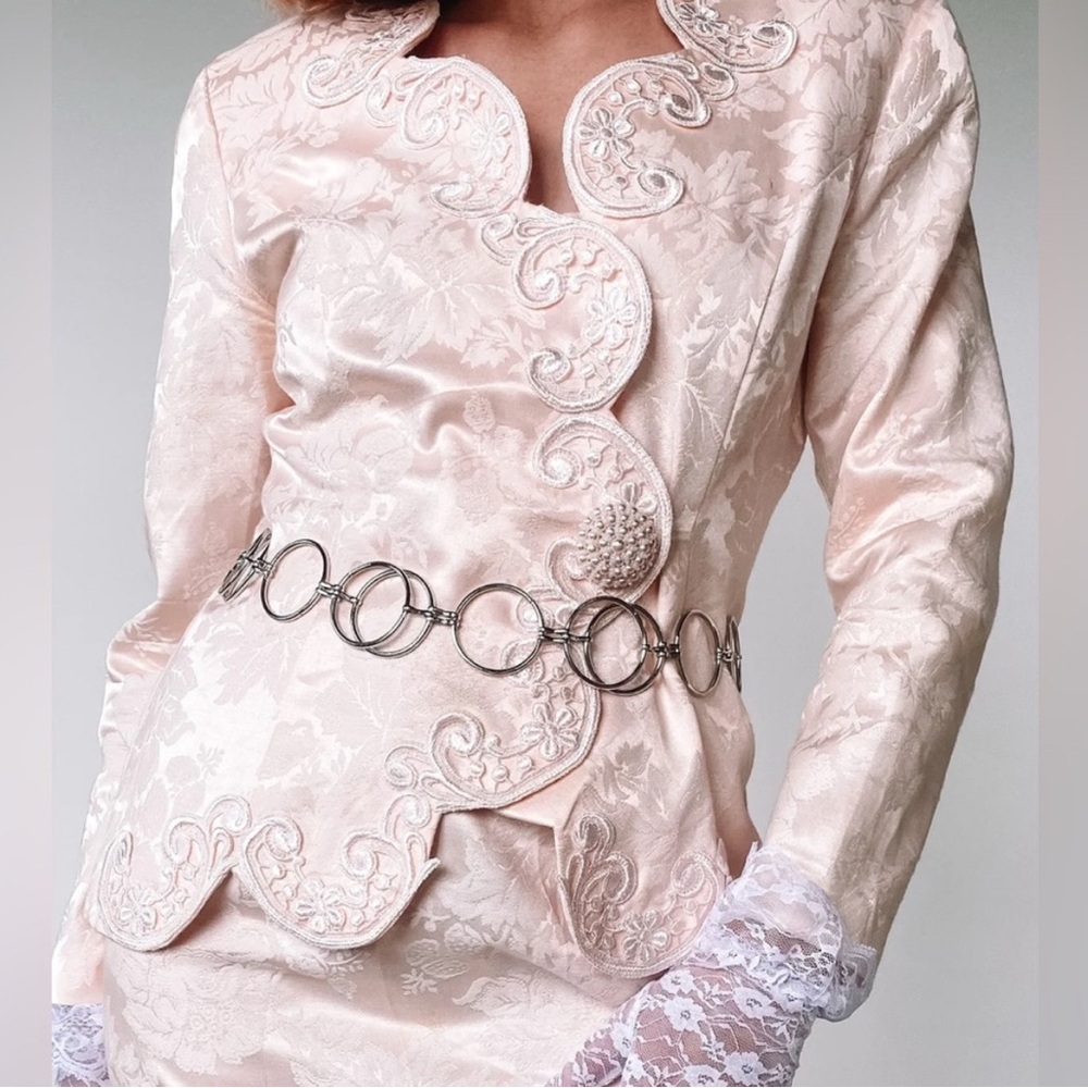 Scott McClintock Pink Brocade Jacket